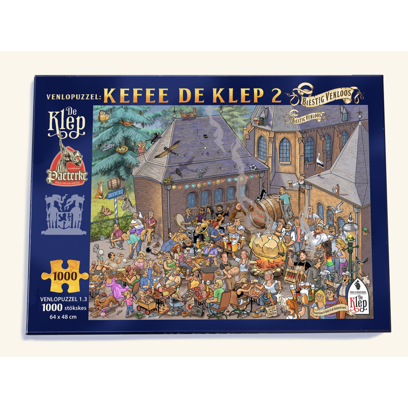 Kefee De Klep-puzzel 2  1000 stukjes 1.3 